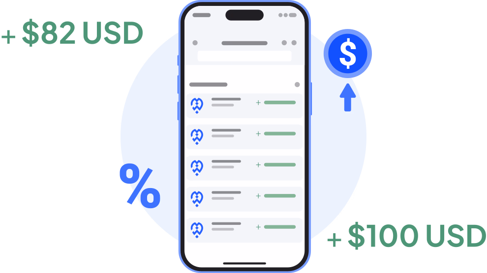 Affiliate commission banner