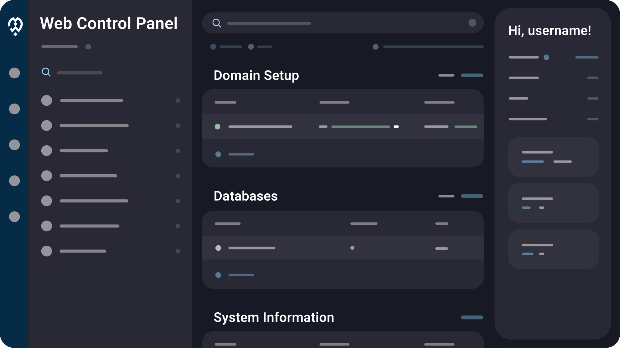 WebHostMost control panel illustration